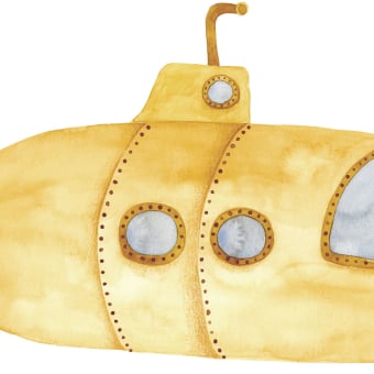 Yellow Submarine Spray Up Panel