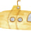 Panoramatapete Yellow Submarine Spray Up Casadeco Jaune 200992323
