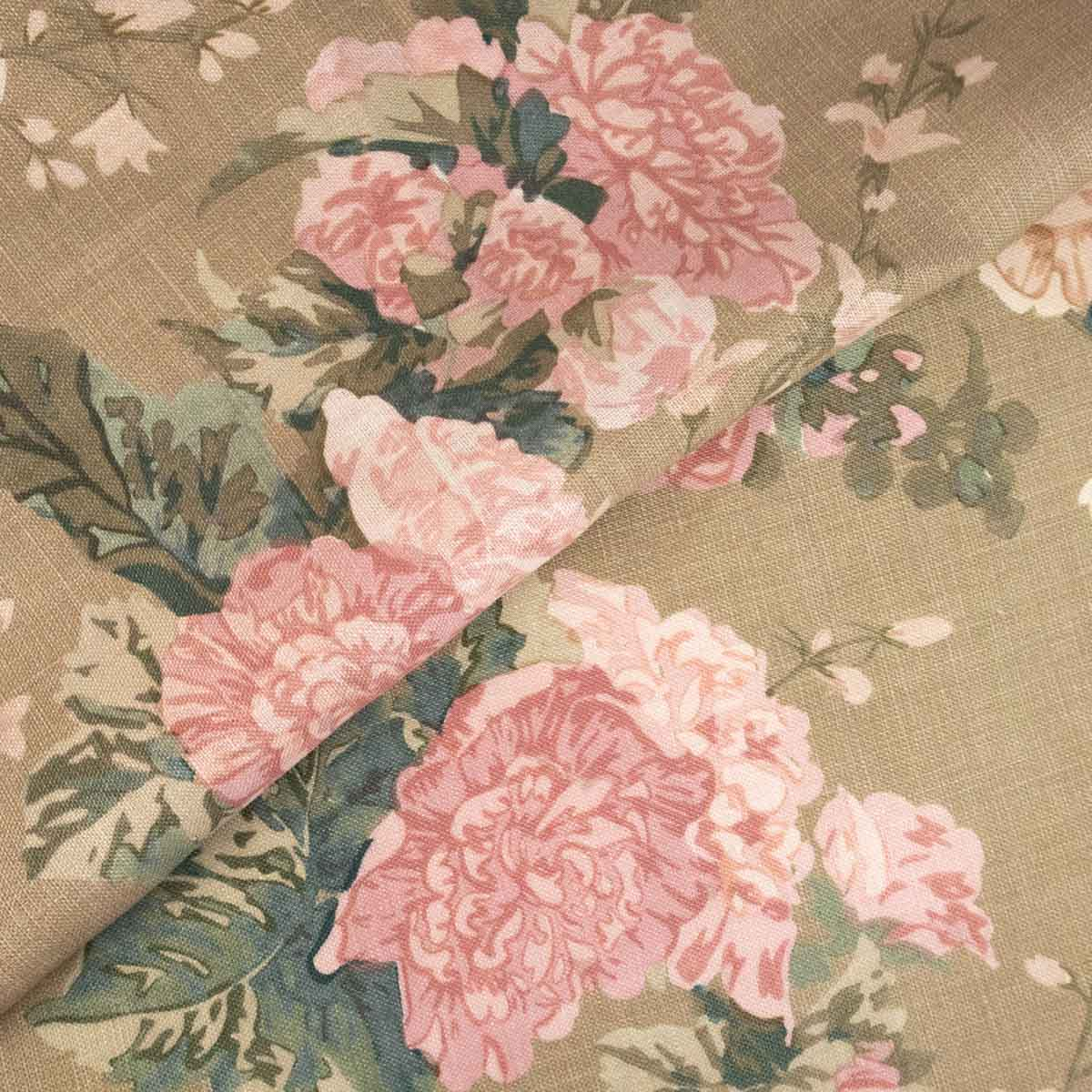 Alcea Floral Fabric - Ralph Lauren