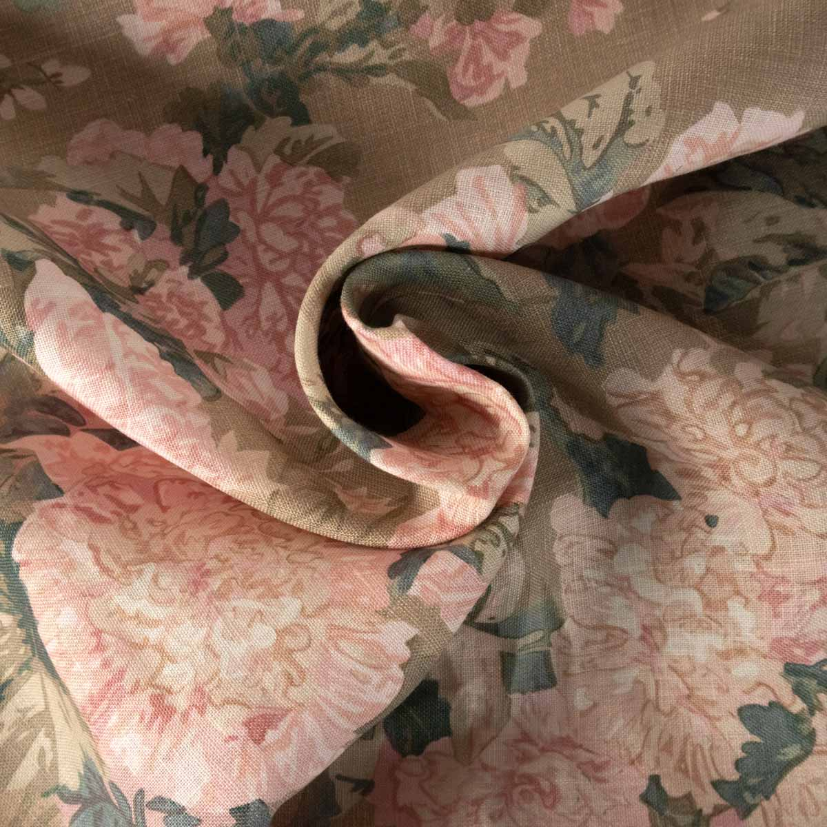Alcea Floral Fabric - Ralph Lauren