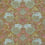 Stoff Fontainebleau Verel de Belval Camel / Aqua 98041/001