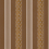 Rayure Adèle Petit Wallpaper Isidore Leroy Brun doré 6264853