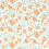 Fleur de Joie Fabric Harlequin Paprika/Aqua HRTF121250