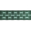 Galon brodé Massimo 88mm Houlès Menta 32052-9700