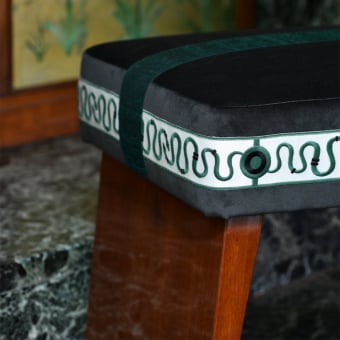 Sofia 57mm Embroidered Braid