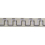 Geflecht bestickte Cosimo 66mm Houlès Ardesia 32059-9400