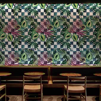 Jardin noir Wallpaper