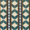 Velours Cornaro Osborne and Little Petrol/Navy F7990-02