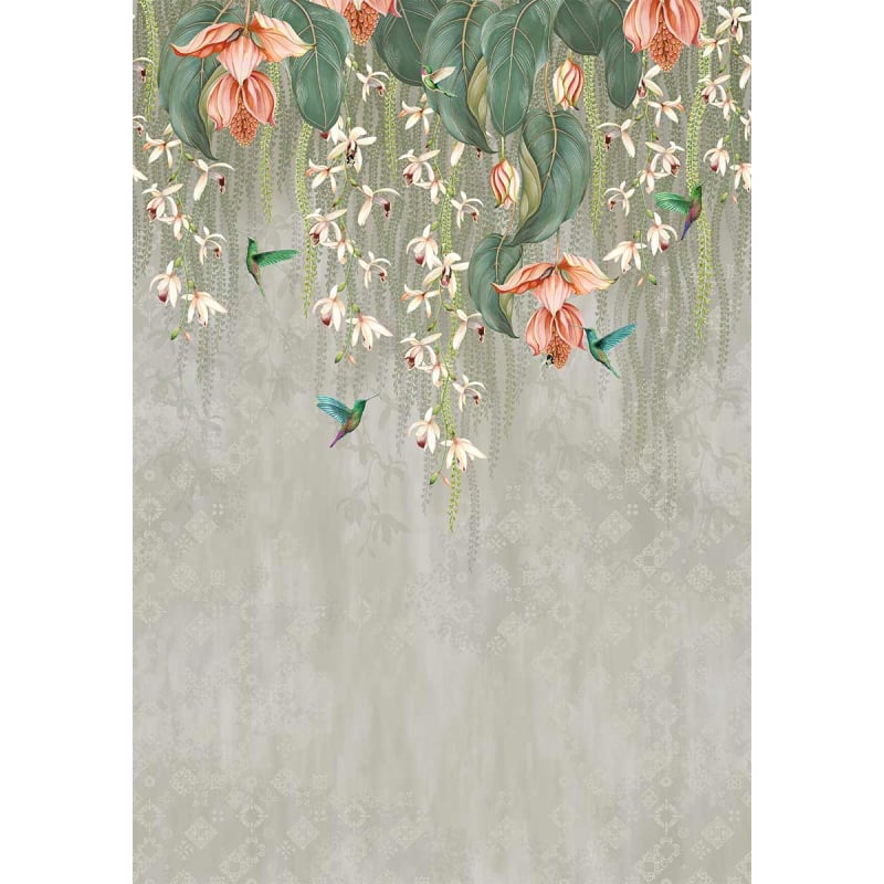 Panoramatapete Trailing Orchid Metallic Osborne and Little