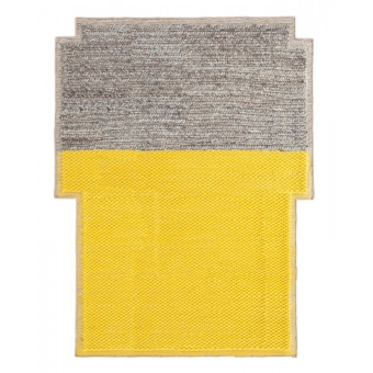 Teppich Big Rectangular Plait Yellows 190x250 cm Gan Rugs