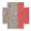 Square Plait Coral rug Gan Rugs 160x160 cm 167185