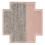 Teppich Square Plait Gan Rugs Pink 167186