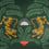Tigers & Plants Panel MissPrint Green MISP1398