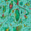Carta da parati Quetzal Emma J. Shipley by Clarke and Clarke Aqua W0217/01