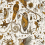 Carta da parati Quetzal Emma J. Shipley by Clarke and Clarke Gold W0217/02