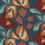 Tissu Ayana Casamance Celadon grenat 41350387
