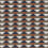 Moki in-outdoor fabric Casamance Bleu orange brule 47370328