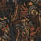 Tissu Pae Casamance Noir ocre 41100236