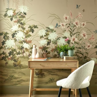 Papier peint panoramique Wisteria Bloom