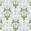 Carta da parati Strawberry Cole and Son Olive on Print Room Blue 127/2009