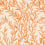 Tapete Willow Branch Cole and Son Tangerine on Cream 127/7034