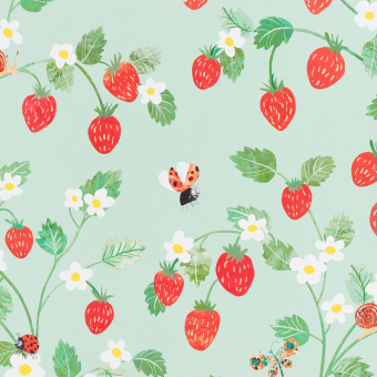 Carta da parati Strawberry Patch