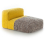 Pouf Module Plait Pouffe Gan Rugs Yellow 167220