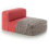 Module Plait Pouffe Gan Rugs Coral 167222