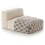 Module Rhombus Pouffe Gan Rugs Ivory 167226