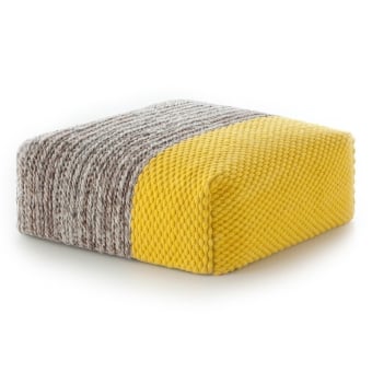 Pouf Square Plait Pouffe