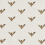 Stoff Owl of Athena Emma J. Shipley by Clarke and Clarke Gold F1755/01