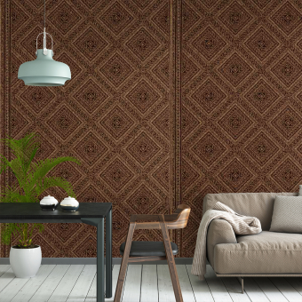 Papier peint Marquetry Trellis