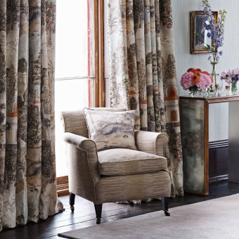Peacock Garden Fabric