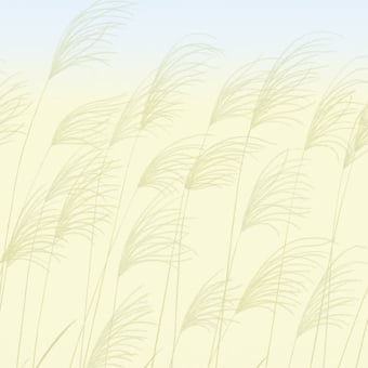 Papel pintado panorámico Miscanthus