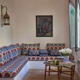 Tissu Palm Parade