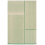 Tapis Monochrome Patch Codimat Collection Green 114208-170x240