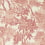 Papier peint Tapestry Trees Sanderson Berry/Pink Clay DSAB217415