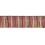 Frange mousse Volanges 50mm Houlès ROUGE CARDINALIS 33214-9500