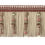 Fringed twisted yarn Volanges 130mm Houlès ROUGE CARDINALIS 33212-9500
