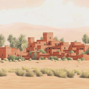 Todra panoramic wallpaper