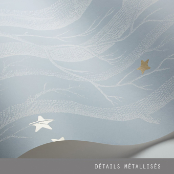 Papier peint Woods and Stars