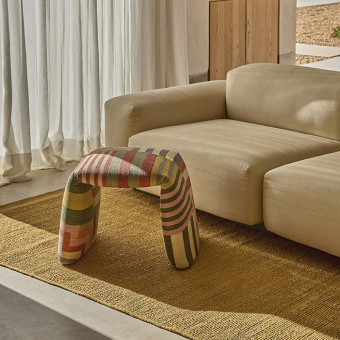 Pouf Folded S-Pattern
