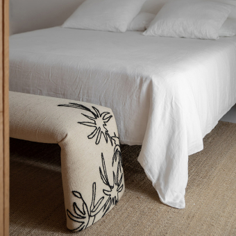 Pouf gefaltet M Blumen