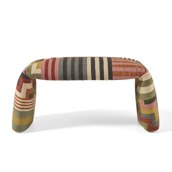 Pouf Folded M Pattern