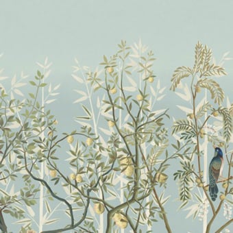 La Volière panoramic wallpaper