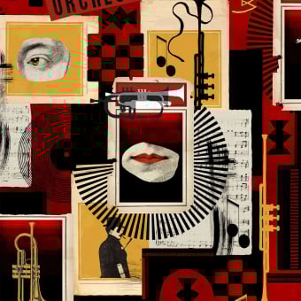 Papier peint panoramique Composer Machine
