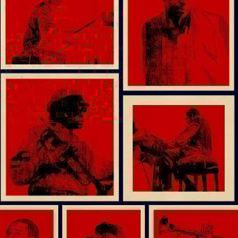Panorama-Tapete Cotton Club