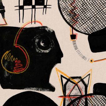 Carta da parati Studio Sketch