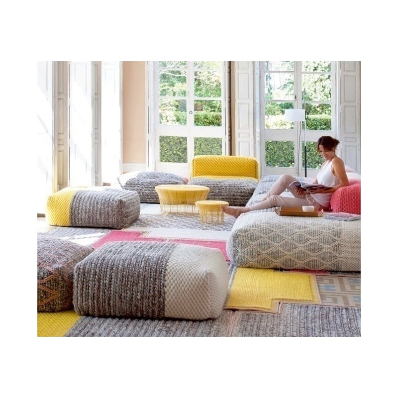 Rectangular Plait rug Gan Rugs