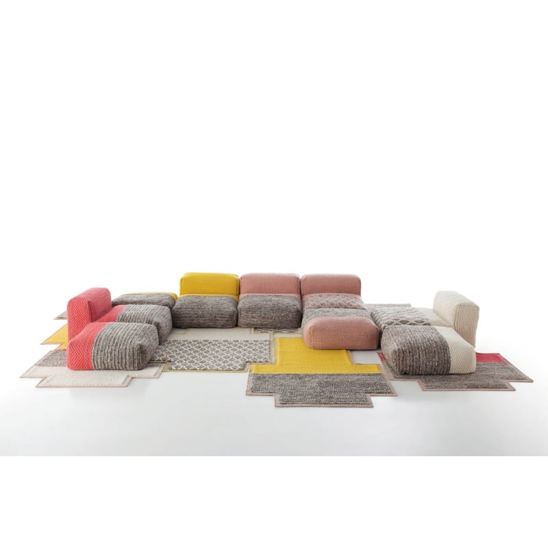 Rectangular Plait rug Gan Rugs